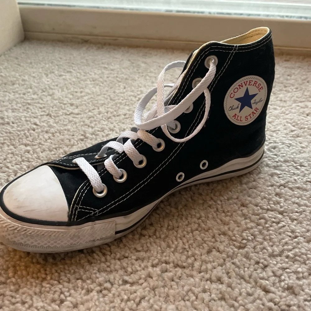 Converse Black High-Top Sneakers - Picture 7 of 10